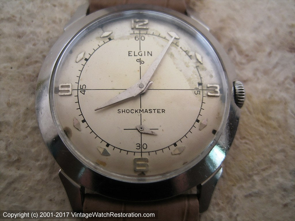 Elgin 'Shockmaster' Cal 715 with 3 Adjustments, Manual, 34mm