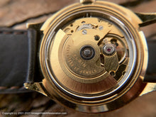 Load image into Gallery viewer, Elgin &quot;Hires Genuine Root Beer&quot; Promotional, Brushed Golden Dial, Date, Automatic, Large 36.5mm

