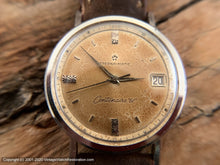 Load image into Gallery viewer, Eterna-Matic &#39;Centennaire 61&#39; Amber Copper Patina, Date, Automatic, Large 35mm
