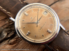 Load image into Gallery viewer, Eterna-Matic &#39;Centennaire 61&#39; Amber Copper Patina, Date, Automatic, Large 35mm
