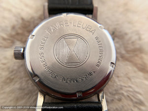 Favre-Leuba Red Dial 'Sea Chief', Manual, Large 34mm