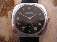 Load image into Gallery viewer, Favorit Military Wehrmachtswerk with Black Dial, Manual, 36x41mm
