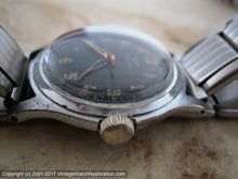 Load image into Gallery viewer, German Military WWII Era Felca with Black Dial (OC), Manual, 33mm

