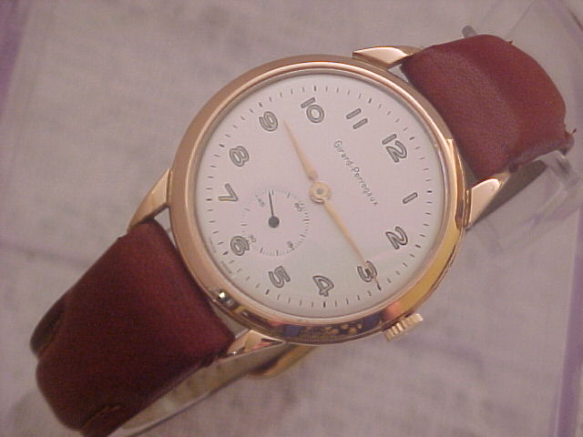 Girard-Perregaux 18k Rose Gold, Manual, Very Large 36mm