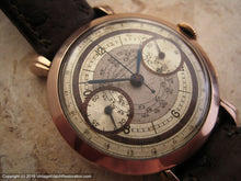 Load image into Gallery viewer, Epic Girard-Perregaux 18K Red Gold Chronograph Telemetre Scale, Manual, Huge 37mm
