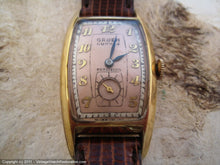 Load image into Gallery viewer, Gruen Cal 440 Curvex Two Tone Salmon Dial, Manual, 22.5x40.5mm
