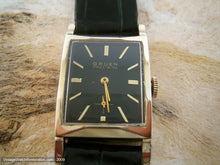 Load image into Gallery viewer, Gruen Precision Art Deco Case with Black Dial, Manual, 22.5x39mm
