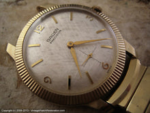 Load image into Gallery viewer, Delicately Textured Ivory Dial NOS Gruen with Original Box, Manual, Large 35mm
