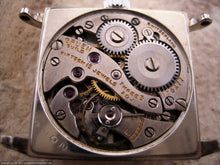 Load image into Gallery viewer, Gruen Guild c.1930s with Square White Gold Case and Silver Dial, Manual, 26x26mm
