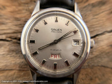 Load image into Gallery viewer, Gruen Precision Silver Dial Date and Day, Manual, 35mm
