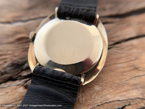 Gruen Precision in Most Unusual Oval Bezel with Recessed Crown, Manual, 34x39mm
