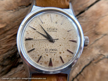 Load image into Gallery viewer, Gruen Precision 65 Jewel with a Gorgeous Spotted &quot;Robin Egg&quot; Dial, Automatic, Large 35mm

