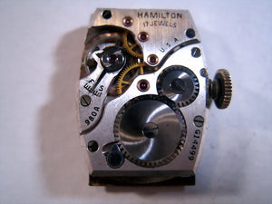 Hamilton Seckron Dual Dial, Manual, 22.5x39mm