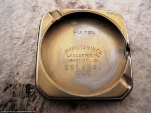 Hamilton Minty 'Fulton' in Near Gem Condition, Manual, 26x37mm