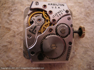 Hamilton 'Vincent' - a Great Example, Manual, 25x39mm