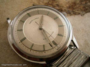Hamilton Two Tone White-Silver with Original Calendar Bracelet, Automatic, 34mm