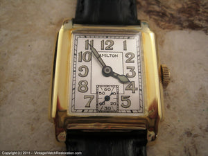 Stunning Large Two-Tone Hamilton 'Lee', Manual, 28x34.5mm