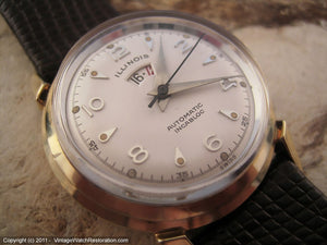 Illinois Mint White Dial with Power Reserve Indicator, Automatic, 32.5mm