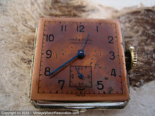 Load image into Gallery viewer, Square Imperial with Dark Copper Dial, Manual, 23.5x32.5mm
