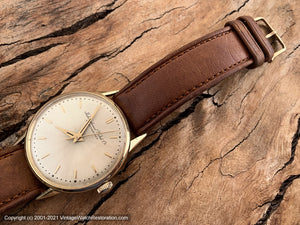 IWC Cal 89 with Sunburst Design Dial in 18K Gold Case, Manual, 33.5mm