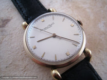 Load image into Gallery viewer, 18K IWC with Creamy Yellow Dial and Stunning Tear Drop Lugs, Manual, Large 35.5mm
