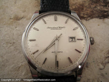 Load image into Gallery viewer, Rare IWC Original Dial Date Cal 8531 &#39;Ingenieur&#39; Movement, Automatic, Very Large 35mm
