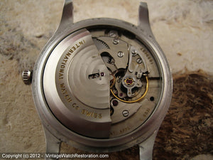 Rare IWC Original Dial Date Cal 8531 'Ingenieur' Movement, Automatic, Very Large 35mm