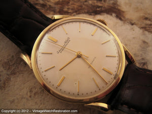 Massive 18K Gold IWC with Rare Cal 852 'Ingenieur' Movement, Automatic, Very Large 35mm