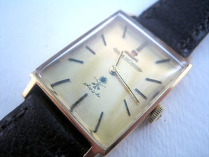 18K Gold Jaeger-LeCoultre Tank with Royal Saudi Emblem, Manual, 24x29mm