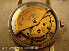 Load image into Gallery viewer, Rare Junghans Chronometer Date Original, Automatic, Large 35mm
