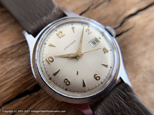 Junghans Original Champagne Dial with Perfect Minute-Second Tick Markers, Date, Manual, 32mm
