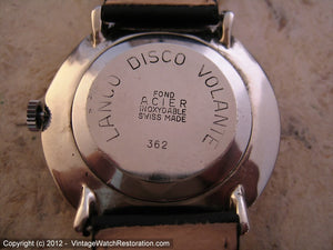 Lanco Massive 'Disco Volante', Manual, Massive 37.5mm