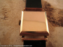 Load image into Gallery viewer, Lavina Two-Toned Copper-White Square in 9K Rose Gold Case, Manual, 26x26mm
