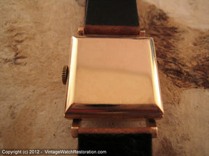 Lavina Two-Toned Copper-White Square in 9K Rose Gold Case, Manual, 26x26mm