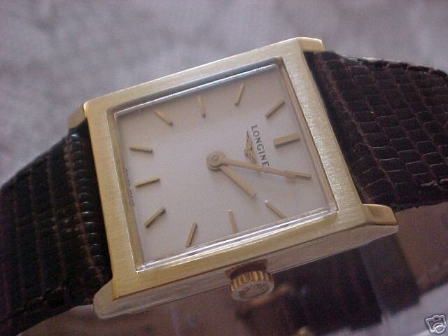 Longines Solid 18K Squared, Manual, 24mm x 29mm