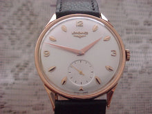 Load image into Gallery viewer, Longines Solid 18k Rose Gold, C 30L, Manual, Very Large 36mm
