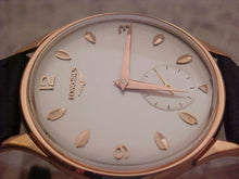 Load image into Gallery viewer, Longines Solid 18k Rose Gold, C 30L, Manual, Very Large 36mm
