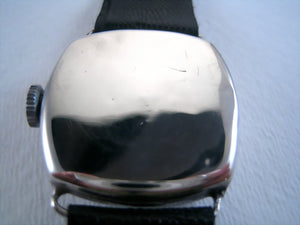 Longines 1925 Sterling Silver Cushion, Manual, 32mm