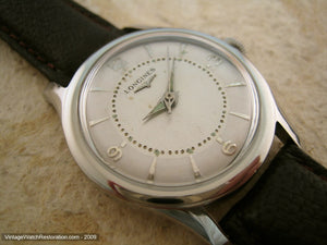 Two-Tone Longines with Small Dauphine Hands, Manual, 34mm