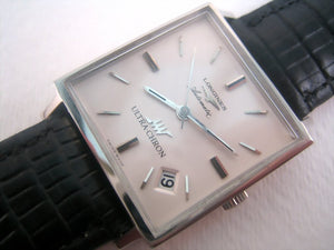 Big Square Longines Ultra-Chron with Date, Automatic, Large 31x31mm
