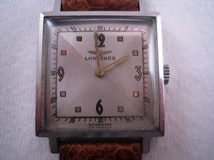 Longines Square Two-Toned Gem, Manual, 28x36mm