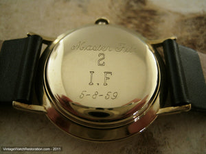 Rare Original Longines Mystery Dial, Automatic, 32.5mm