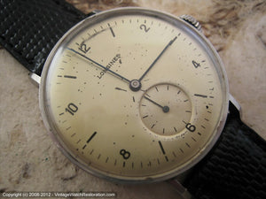 Early Longines Original with Large Bronze Dial , Manual, Large 35.5mm
