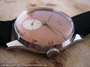 Longines Copper Dial with White Sub-Dial, Manual, Large 35mm