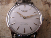Load image into Gallery viewer, Gorgeous White Dial Longines &#39;Jamboree&#39;, Manual, Large 35mm

