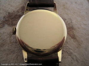 Original Two-Tone Longines 18K Gold Case, Manual, 34mm