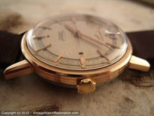 Load image into Gallery viewer, Gem Rose Gold Longines Conquest Automatic with Date at Twelve, Manual, Large 35mm
