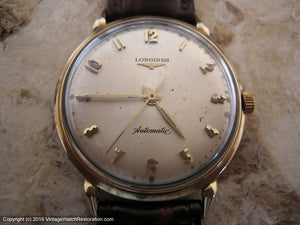 Longines Original Dial with Raised Faceted Numbers, Automatic, Large 35mm
