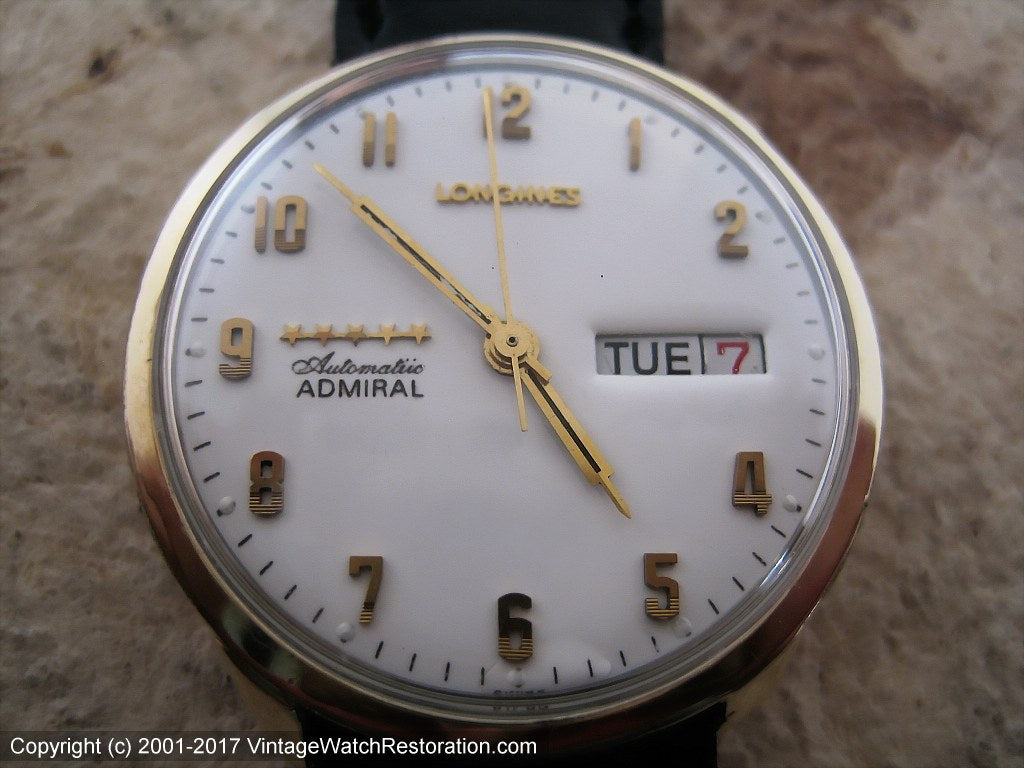 Longines Admiral Five-Star Day-Date with Original Presentation Box