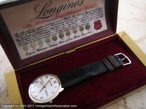 Longines Admiral Five-Star Day-Date with Original Presentation Box, Automatic, Large 35mm